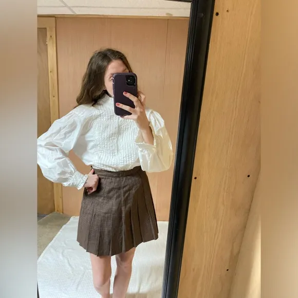 🇺🇸 90’s Mini Check School girl skirt
