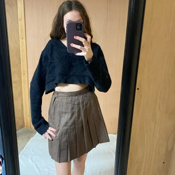🇺🇸 90’s Mini Check School girl skirt