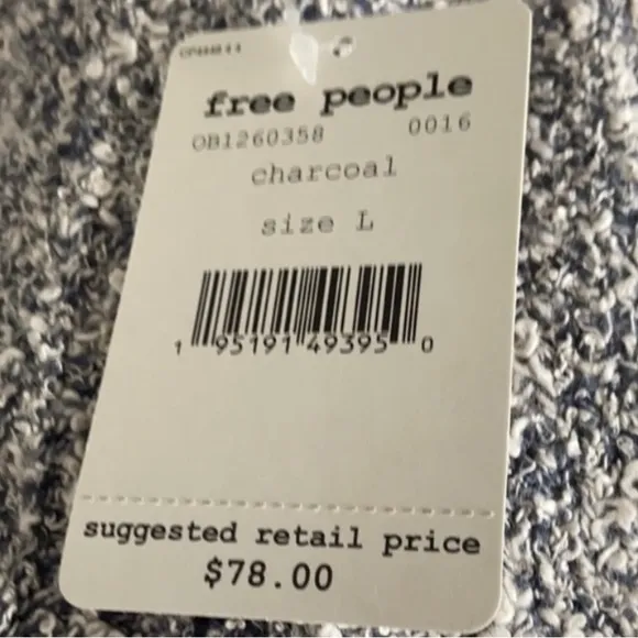 🥳 HOST PICK 🎉 FREE PEOPLE Good Day Pullover Cropped Sweater Large NWT 💫✨