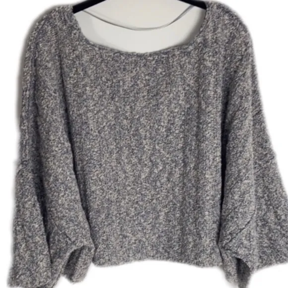 🥳 HOST PICK 🎉 FREE PEOPLE Good Day Pullover Cropped Sweater Large NWT 💫✨