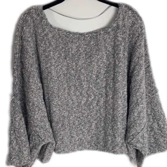 🥳 HOST PICK 🎉 FREE PEOPLE Good Day Pullover Cropped Sweater Large NWT 💫✨
