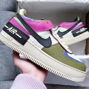 🌵🌺 Nike Air Force 1 Shadow cactus flower shoes