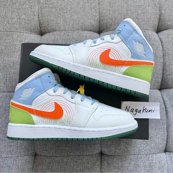 🌍 Nike Air Jordan 1 mid earth shoes