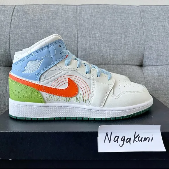 🌍 Nike Air Jordan 1 mid earth shoes