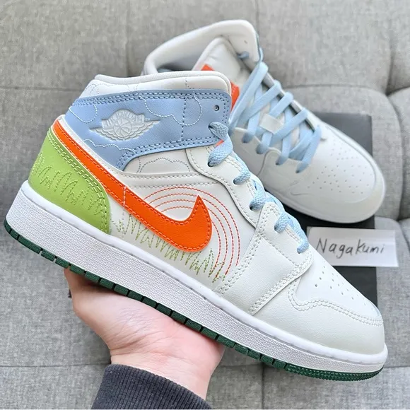🌍 Nike Air Jordan 1 mid earth shoes