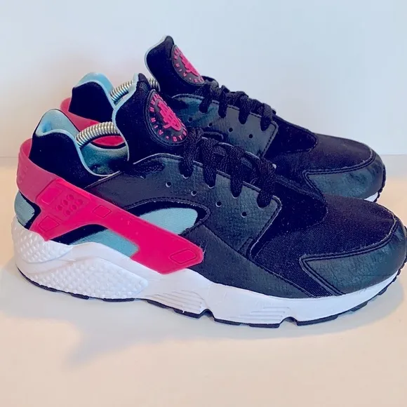 - Nike Athletic Shoes - Black, Pink, and White