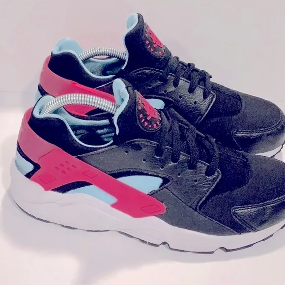 - Nike Athletic Shoes - Black, Pink, and White