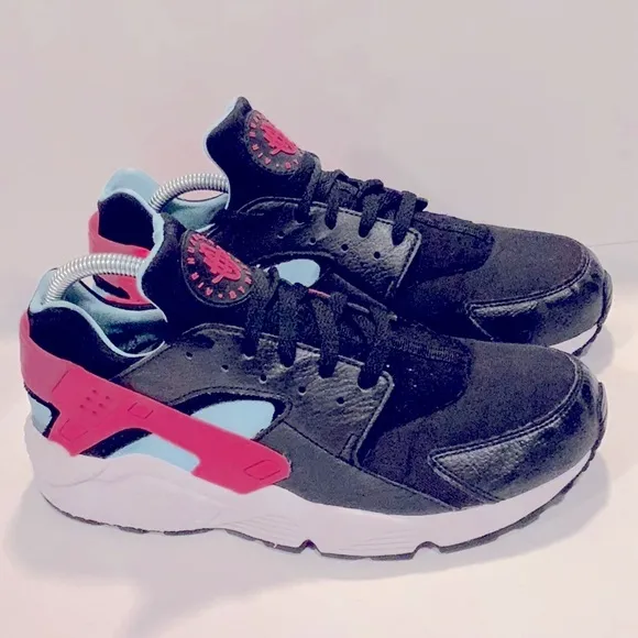 - Nike Athletic Shoes - Black, Pink, and White