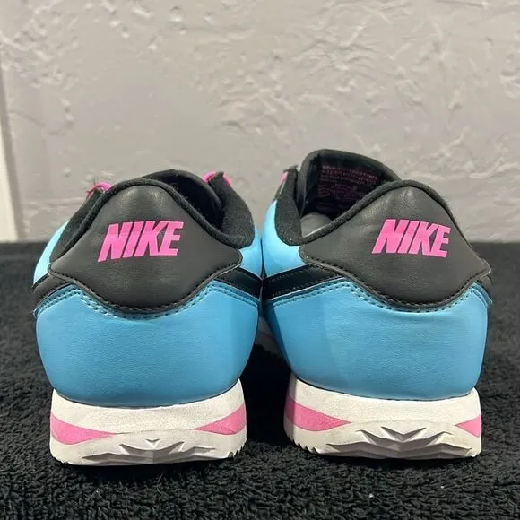 🔥🔥 NIKE CORTEZ Basic Leather “South Beach” 2018 Rare BV2527-400Men Sz 9 - EUC