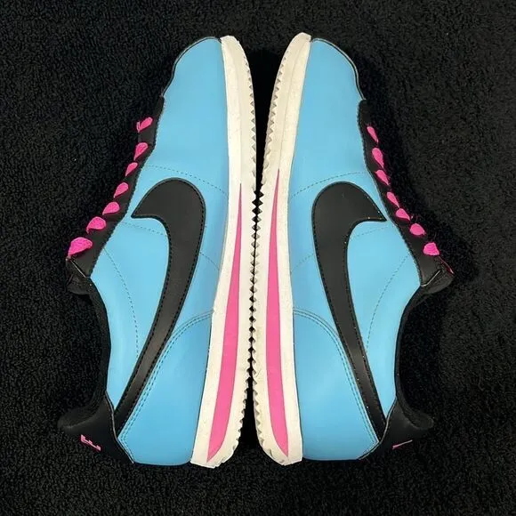 🔥🔥 NIKE CORTEZ Basic Leather “South Beach” 2018 Rare BV2527-400Men Sz 9 - EUC