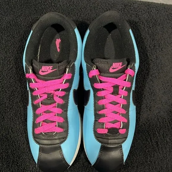 🔥🔥 NIKE CORTEZ Basic Leather “South Beach” 2018 Rare BV2527-400Men Sz 9 - EUC