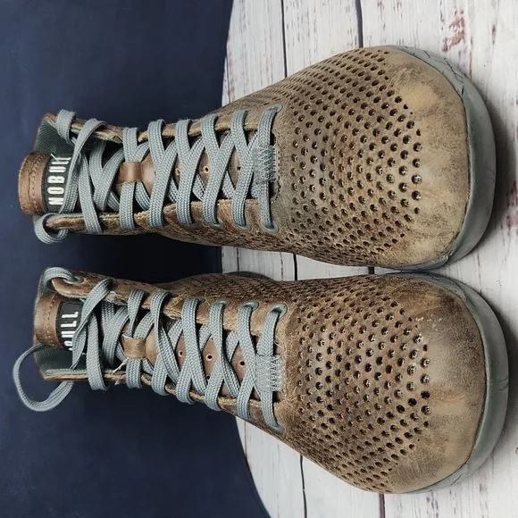 --NOBULL | Leather High Top Sneakers Trainer Shoes Women's 9.5