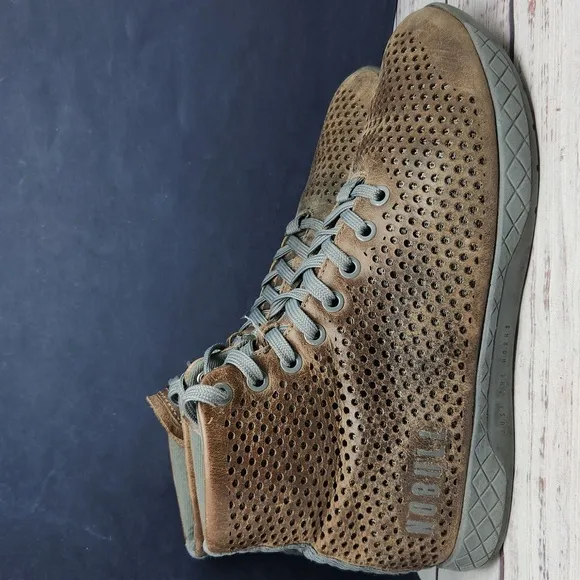 --NOBULL | Leather High Top Sneakers Trainer Shoes Women's 9.5