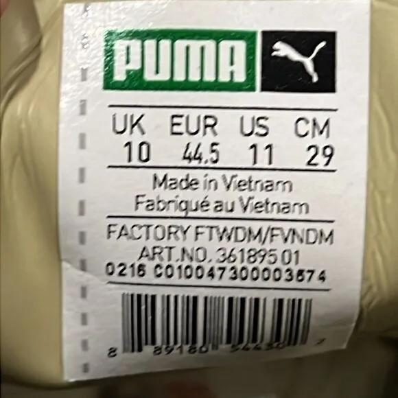 🔥🔥 PUMA Suede hi-tops Sneakers Shoes  - Streetwear Beige US Sz 11 - EXCELLENT