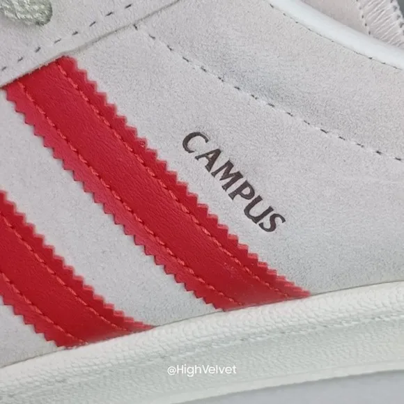 0016 adidas Originals  CAMPUS 80S SHOES Red sz 8.5 (Men's)