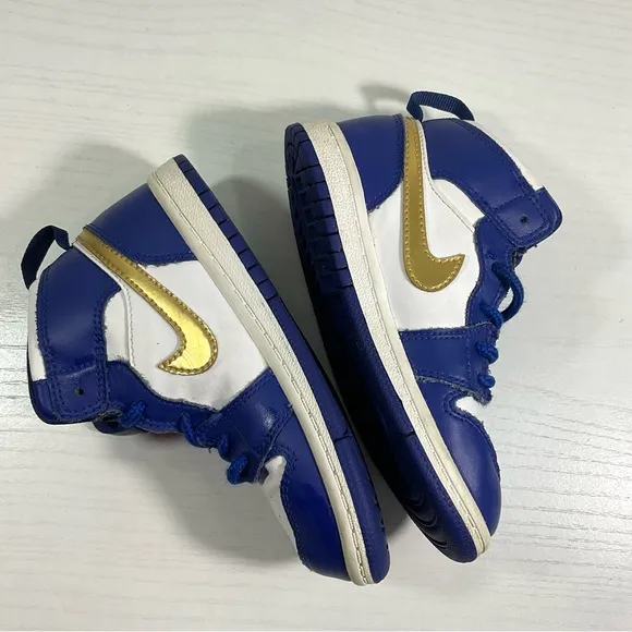 2016 Air Jordan 1 Retro‎ High BG ‘Deep Royal Blue' - Toddler 9C
