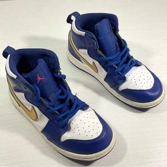 2016 Air Jordan 1 Retro‎ High BG ‘Deep Royal Blue' - Toddler 9C