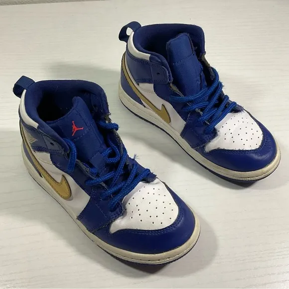 2016 Air Jordan 1 Retro‎ High BG ‘Deep Royal Blue' - Toddler 9C
