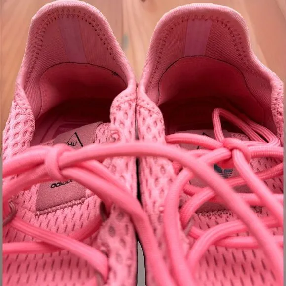 2017 Adidas x Pharrell HU Human Race Raw Pink Shoes - Mens Size 6.5 (BY8715)