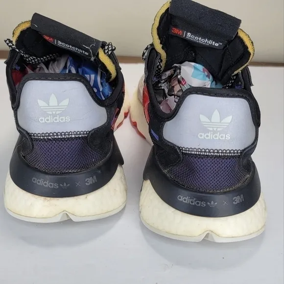 #25 Adidas Men's 3M Scotchlite Reflective Material Sports Sneaker Shoes Size 10