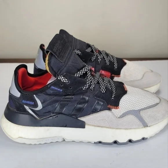 #25 Adidas Men's 3M Scotchlite Reflective Material Sports Sneaker Shoes Size 10