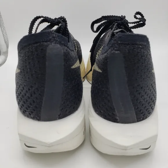 $260 Nike ZoomX VaporFly Next% 3 Black Metallic Gold Shoes