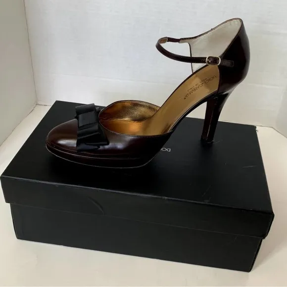 $950 DOLCE &amp; GABBANA Shoes DK Bordeaux Heels