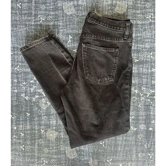 Abercrombie and Fitch High Rise Skinny Jeans - Black - 27