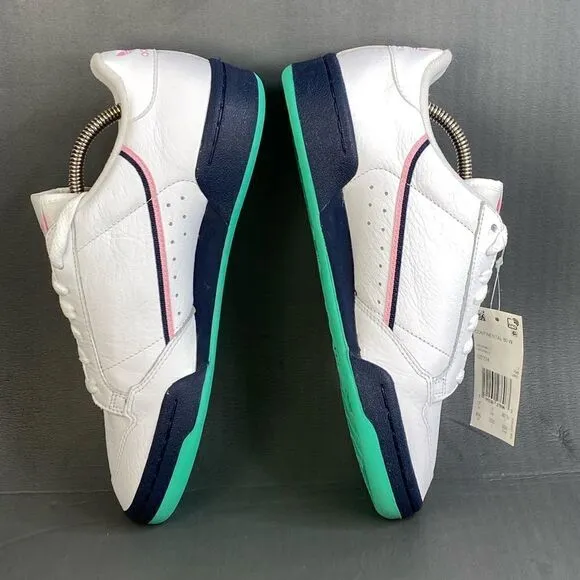 Adidas Continental 80 'White Navy Pink' womens sneaker shoes size  8.5