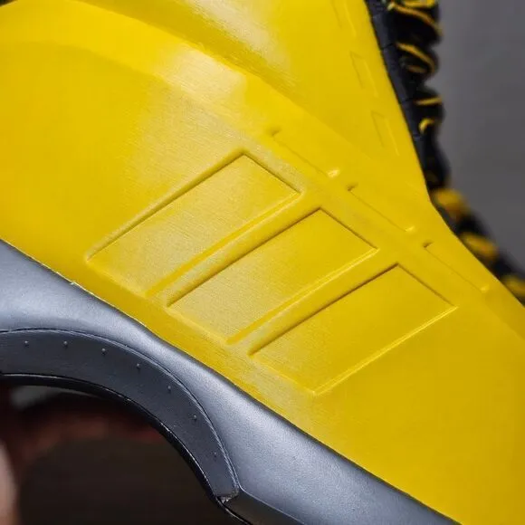 Adidas Crazy 1 Lakers Kobe Bryant Basketball Shoes Team Yellow Black Men's 8 New