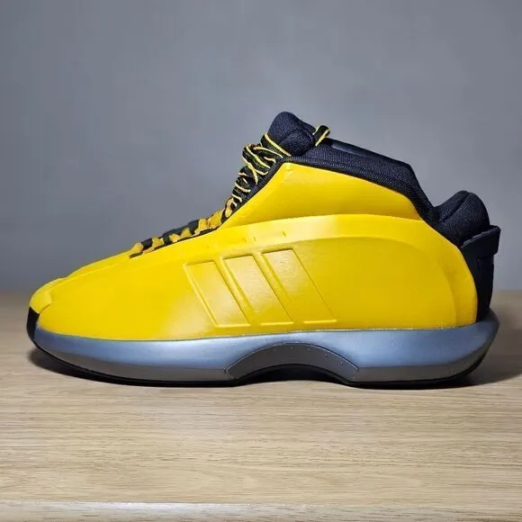 Adidas Crazy 1 Lakers Kobe Bryant Basketball Shoes Team Yellow Black Men's 8 New