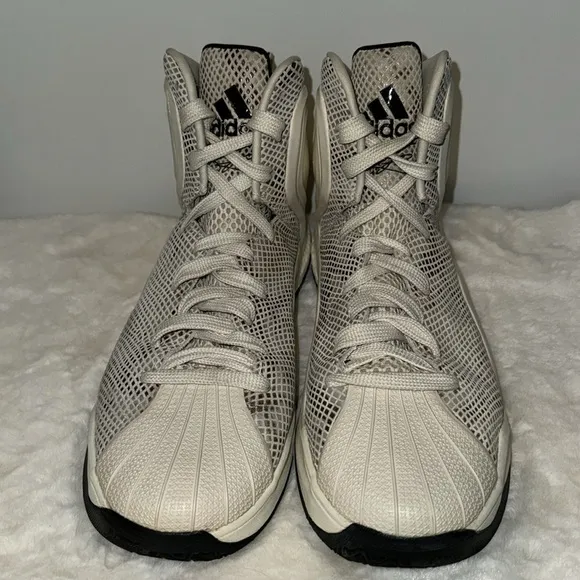 Adidas D Rose 5 Boost OG White Tan Basketball Sneakers C77249 Men’s Size 13