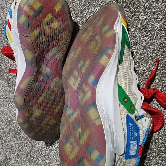 Adidas Damian Lillard LEGO DOLLA EXT/PLY Shoes Size 7  (No Box)
