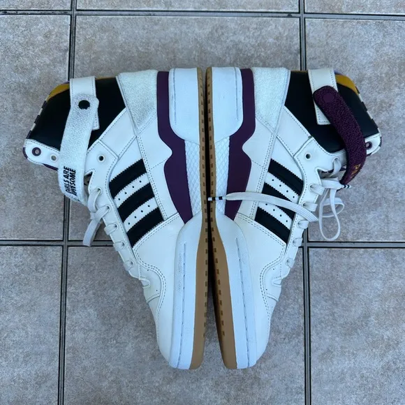 adidas Girls Are Awesome x Forum High 'Cloud White Purple' GY2632 Men's Shoes