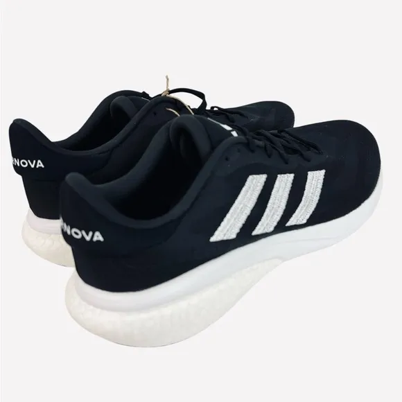 Adidas IE4367 Supernova 3 Black/White Textile Running Shoes Mens Size 11.5