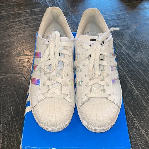 Adidas Kid's Superstar J Shoes - Iridescent