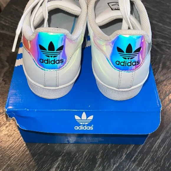 Adidas Kid's Superstar J Shoes - Iridescent