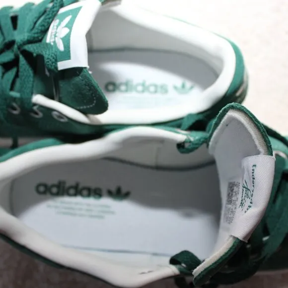 Adidas Mens Stan Smith Collegiate Green Sneakers Size 8 Suede Like New