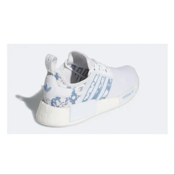 Adidas NMD R1 White Ambient Sky Sneakers