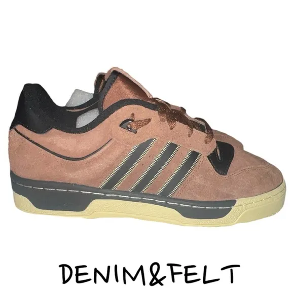 ADIDAS ORIGINALS Mens Brown/Black Rivalry 86 Low Sneakers/Shoes | NEW/NWT!👟🤎