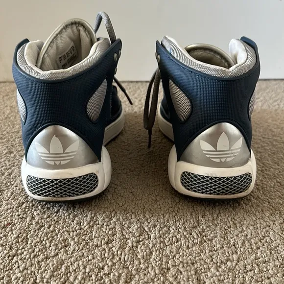 Adidas originals roundhouse retro mid high top oversized ankle support sneakers