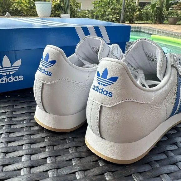 Adidas Originals Samoa J White Blue Gum Kid's Shoes IG1913