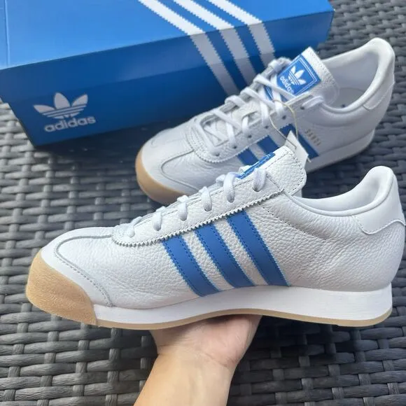 Adidas Originals Samoa J White Blue Gum Kid's Shoes IG1913