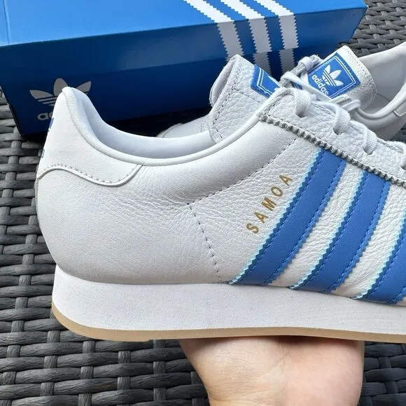 Adidas Originals Samoa J White Blue Gum Kid's Shoes IG1913
