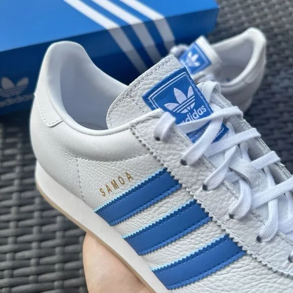 Adidas Originals Samoa J White Blue Gum Kid's Shoes IG1913