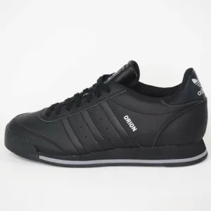 Adidas Orion 2 Junior Boys Shoes Running Sneakers Black Leather Sz 5.5