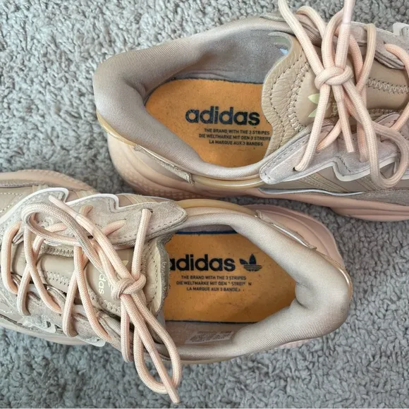 Adidas Ozweego 'Glow Orange' FZ1962 Casual Lace-Up Chunky Sneaker Shoes