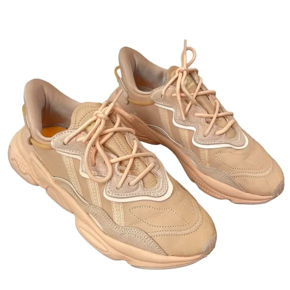 Adidas Ozweego 'Glow Orange' FZ1962 Casual Lace-Up Chunky Sneaker Shoes