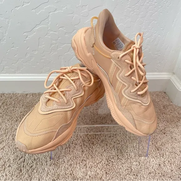 Adidas Ozweego 'Glow Orange' FZ1962 Casual Lace-Up Chunky Sneaker Shoes