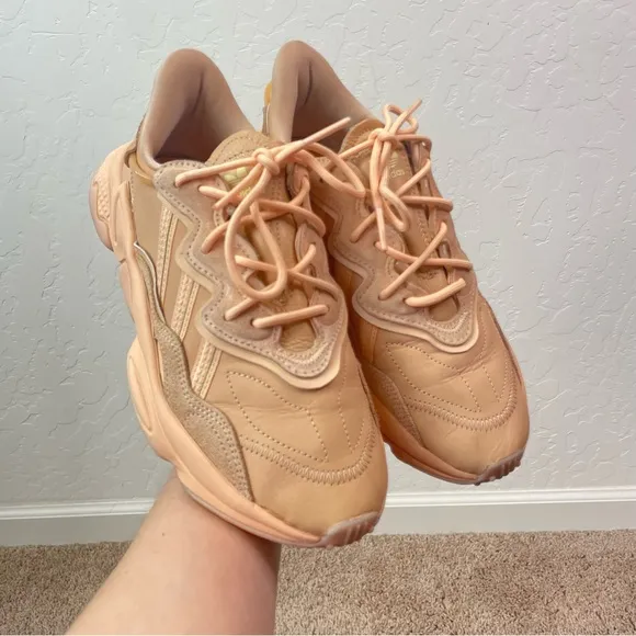 Adidas Ozweego 'Glow Orange' FZ1962 Casual Lace-Up Chunky Sneaker Shoes